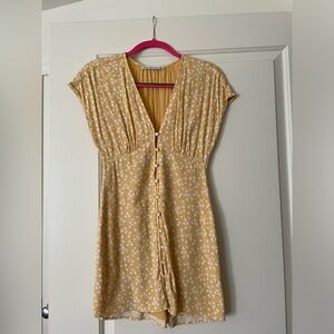 Yellow Mini Dress from Abercrombie
